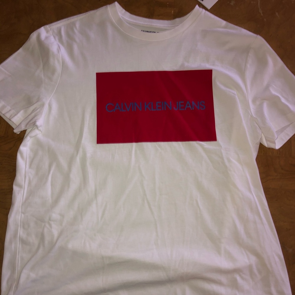 Calvin Klein white t shirt